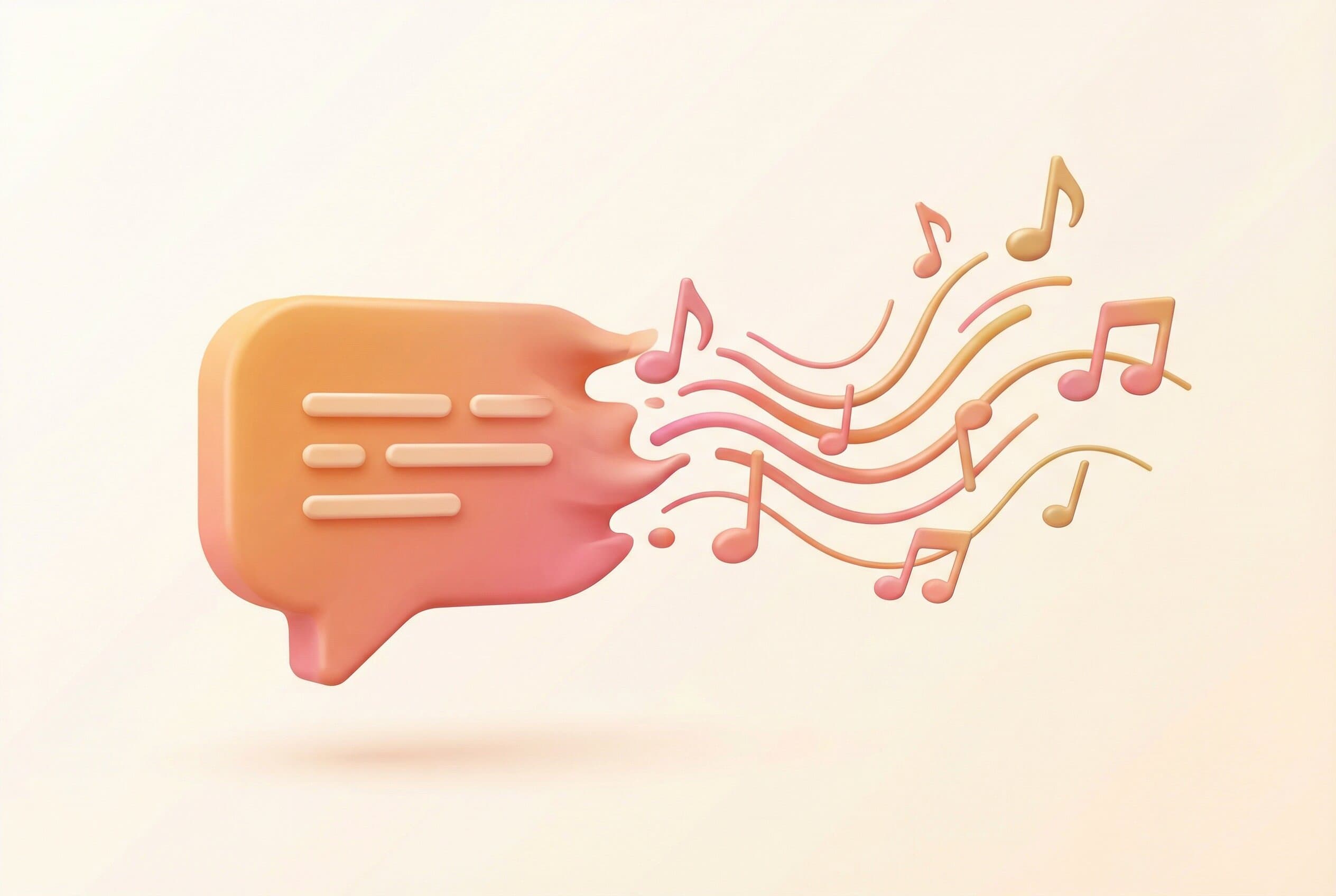 Text-to-Music AI illustration